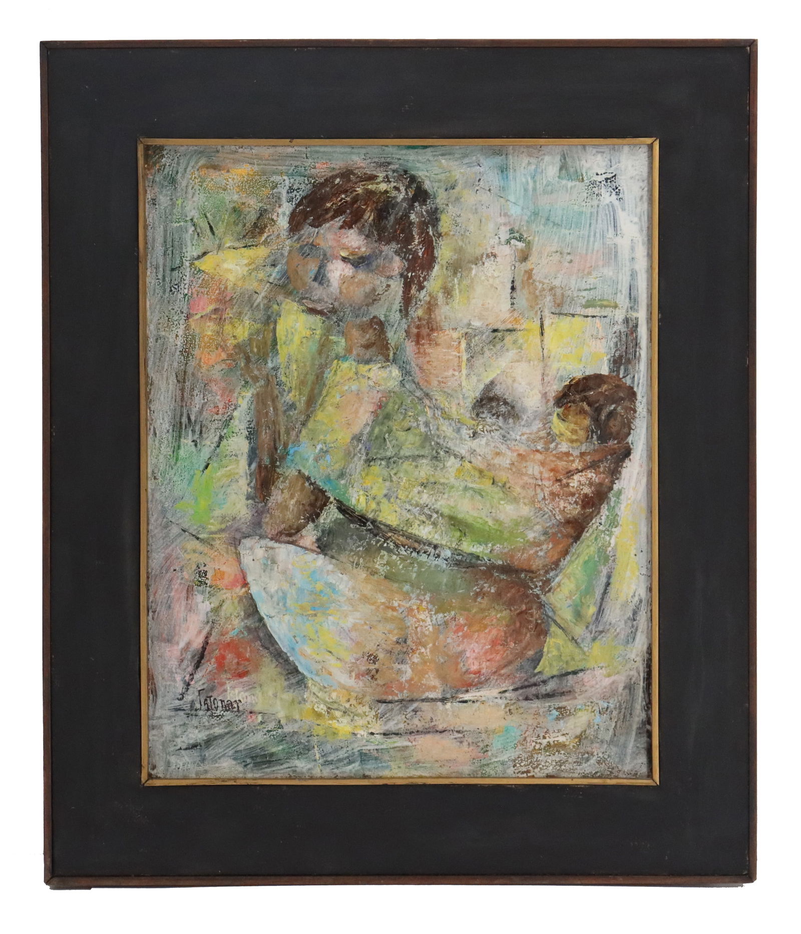 Jesus Oritz Tajonar (1919-1990) Oil on Canvas, Untitled (1 of 9)