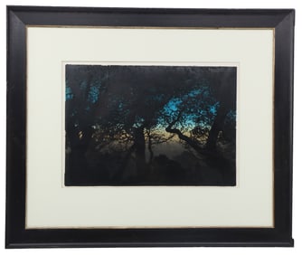 Wilbur Streech (1914-1986) American, Serigraph, 1960's "Evening #2"