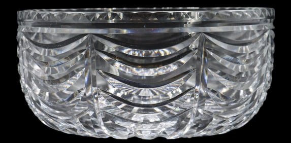 Large Cut Glass Bowl