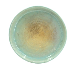 Mid-Century Modern Studio Pottery High Rimmed Plate