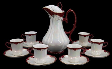(13) Piece Homer Laughlin China Tea Set