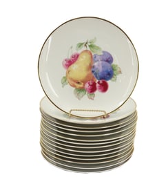 (14) German Winterling Marktleuthen Bavaria Hand Painted Plates