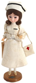 Bradley Dolls Bisque Porcelain Nurse Doll