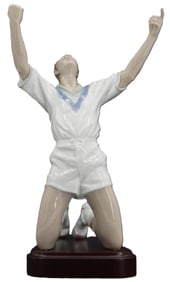 Spanish Lladro Porcelain Celebrating Figure