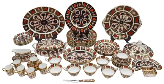 (63) Pieces of Royal Crown Derby China