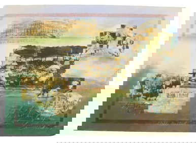 James H. Hussey (Born 1936) American, Serigraph