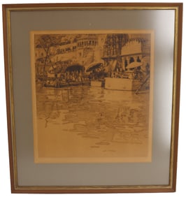 John Roderick MacKenzie (1865-1941) British/American, Etching