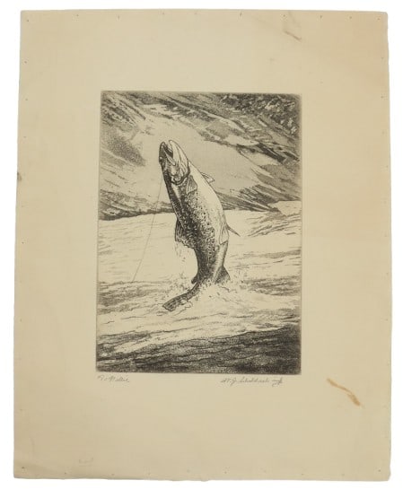 William Joseph Schaldach (1896-1982) American, Ink on Paper Etching (1 of 11)