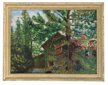 Early 20th Century American Oil on Canvasboard