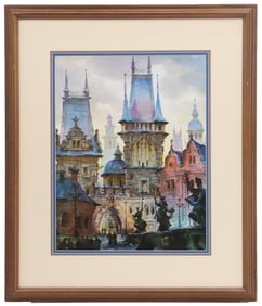 Anatole Krasnyansky (1930-2023) Ukrainian/American, Framed Collotype