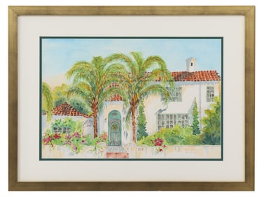 Margret Bering (Born 1937) German/American, Original Watercolor