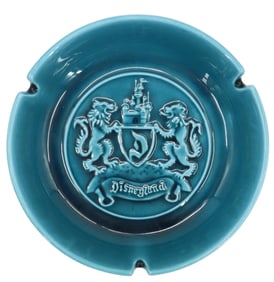 Disneyland Crest Souvenir Ceramic Ash Tray