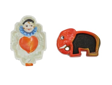 Mid-century Elephant Match Striker & Ashtray