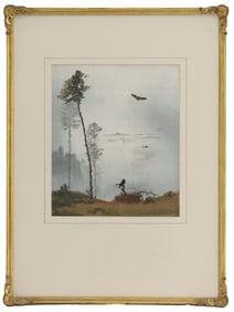 Leo Frank (1884-1959) Austrian, Color Woodblock Print