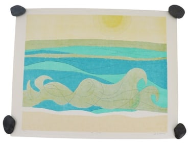 David Shapiro (1944-2014) American, Abstract Lithograph