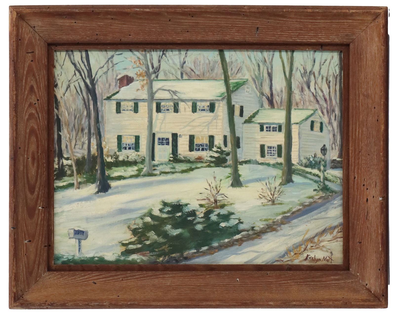 Evelyn Mott (1907-2005) American, Oil on Board (1 of 10)