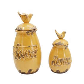 (2) Honey Jars - AS IS