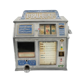 Vintage Dandy Vendor High-Grade Confections Gumball Machine and Fortune Teller