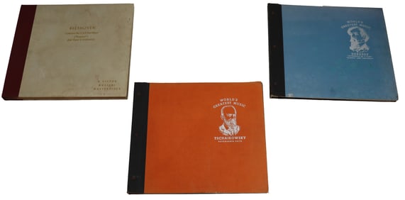 (3) Classical Music Record Books