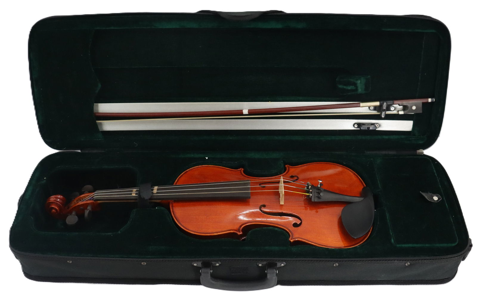 Antique Refurbished Polish Violin with New Fabric Case and Bow (1 of 19)