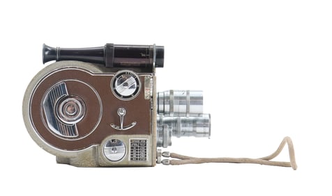 Vintage Revere 8mm 3-Lens Handheld Movie Camera