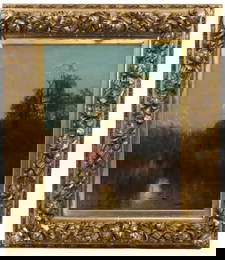 Edward Moran (1829- 1901) American, Oil on Canvas