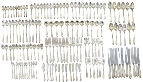 (138) International Sterling Silver Flatware - Gross 111.930 ozt.