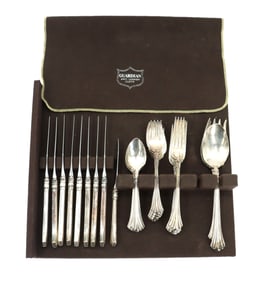 (36) Reed and Barton Sterling Silver Flat Ware Set- Gross 48.18 ozt.