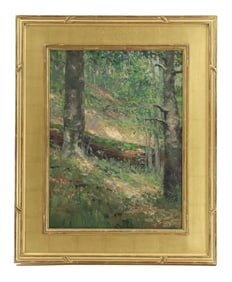 Mary Agnes Yerkes (1886-1989) American, Oil on Canvas