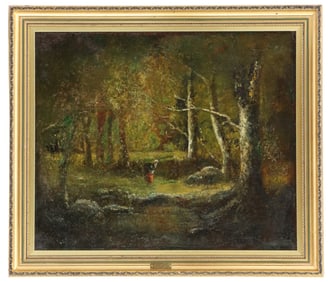 Narcisse Virgilio Diaz de la Pena (1807-1876) French, Oil on Canvas