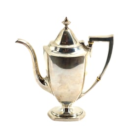 Watson & Newell Sterling Silver Coffee Pot - 15.65 ozt.