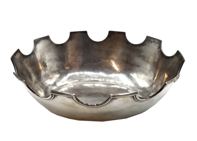 Tiffany & Co. Makers Sterling Silver Montieth Bowl - 36.430 ozt.