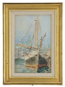 Emile A. Gruppe (1896-1978) American, Watercolor on Paper