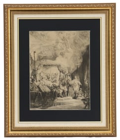 Rembrandt van Rijn (1606-1669) Dutch, Etching