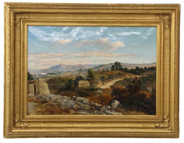 George Loring Brown (1814-1889) American, Oil on Canvas, Landscape