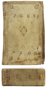 Emblem Book of Andrea Alciati with Fore Edge Painting 1583