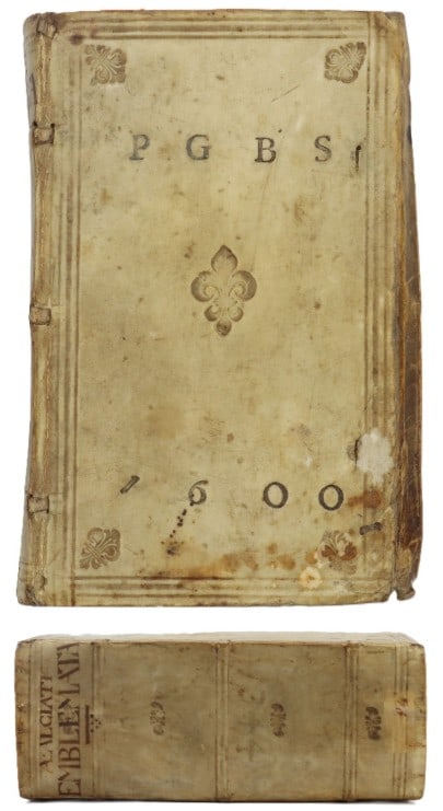 Emblem Book of Andrea Alciati with Fore Edge Painting 1583 (1 of 20)