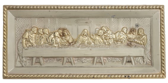 Miniature Metal Interpretation of "The Last Supper"