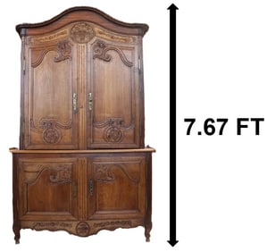 18th Century French Provincial Carved Buffet Ducorpse