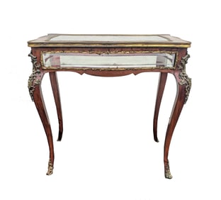 Louis XV Style Rosewood and Ormolu Bijouterie Table