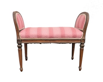 Vintage Louis XVI Style Upholstered Settee