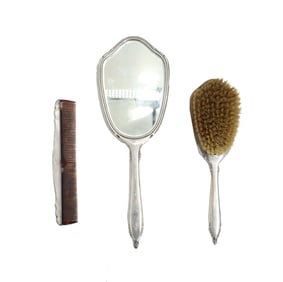 (3) Webster Silver Company Sterling Vanity Items