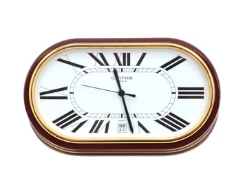 Cartier Paris Accordion Desk Clock