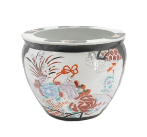 Chinese Hand Painted Porcelain Fish Bowl