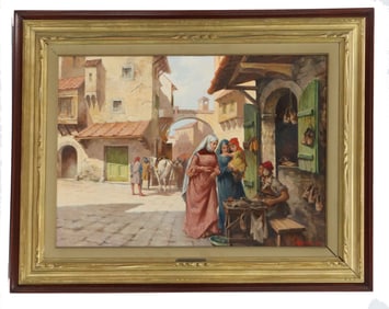 Aldo Affortunati (1906-1991) Italian, Oil on Canvas
