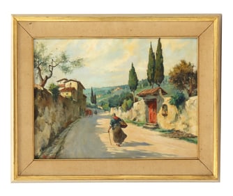 Aldo Affortunati (1906-1991) Italian, Oil on Canvas
