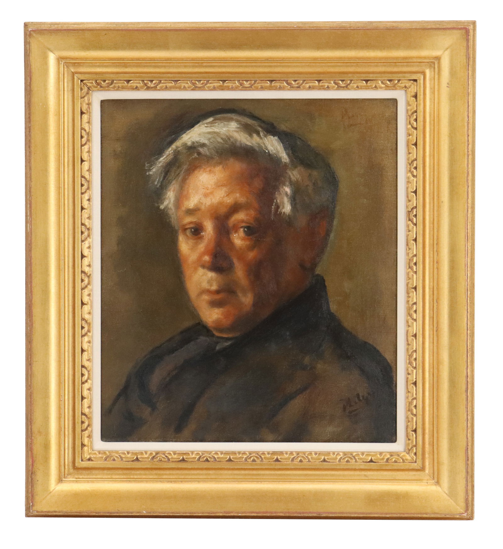 Robert Philipp (1895-1981) American, Portrait of Abraham Walkowitz Oil on Canvas (1 of 13)