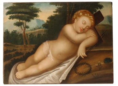After Guido Reni (1575-1642) Italian, 17/18th Century Baroque Oil on Canvas