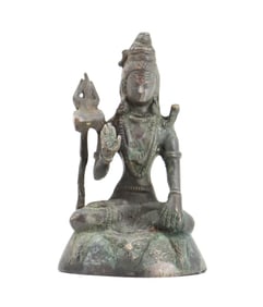 Indian Hindu Bronze Statue of Shiva