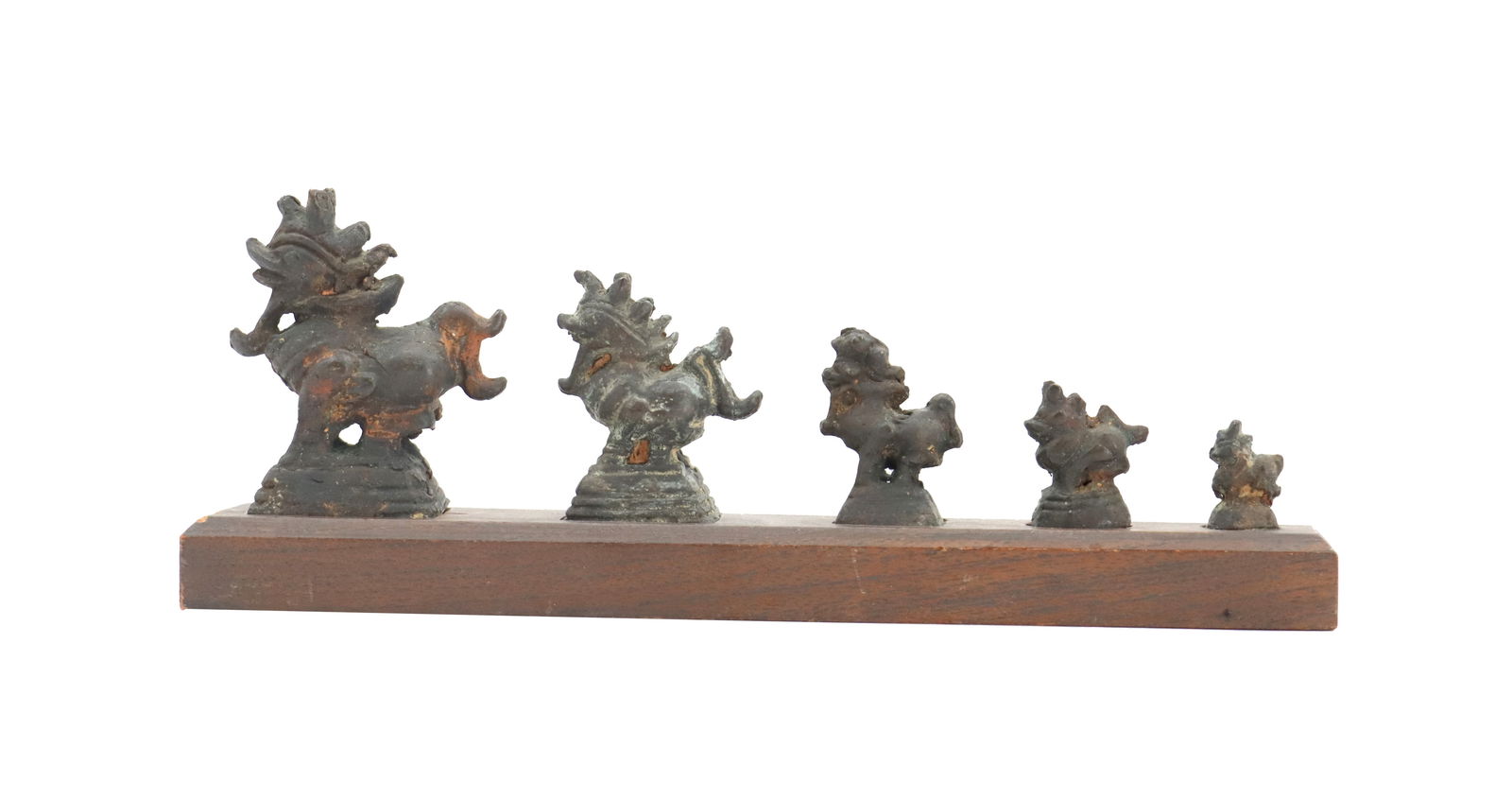(5) Burmese Bronze Opium Weights (1 of 13)